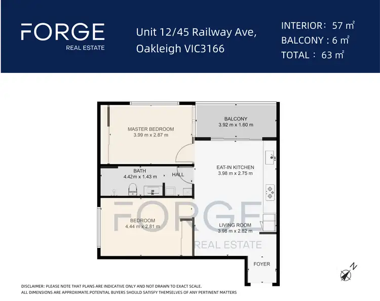Floorplan of Homely apartment listing, 12/45 Railway Avenue, Oakleigh VIC 3166