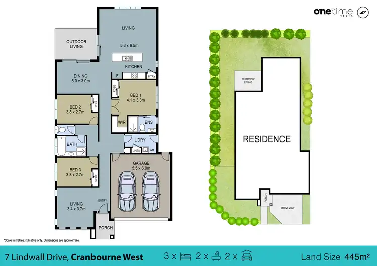 Floorplan of Homely house listing, 7 LINDWALL DRIVE, Cranbourne West VIC 3977
