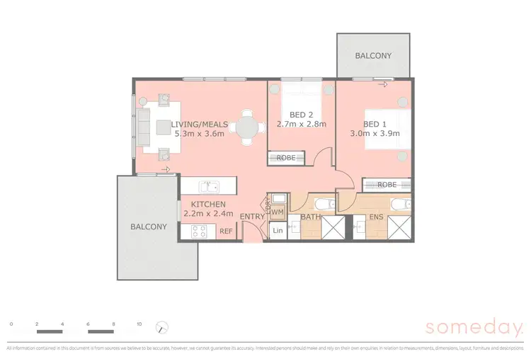 Floorplan of Homely unit listing, 35/41 Philip Hodgins Street, Wright ACT 2611