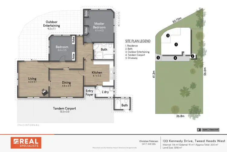 Floorplan of Homely house listing, 133 Kennedy Drive, Tweed Heads West NSW 2485