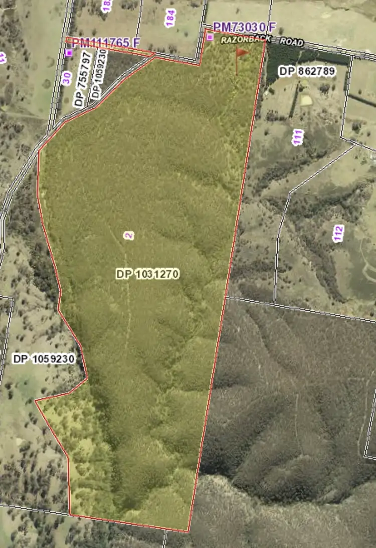 Floorplan of Homely land listing, 539 Razorback Road, Running Stream NSW 2850