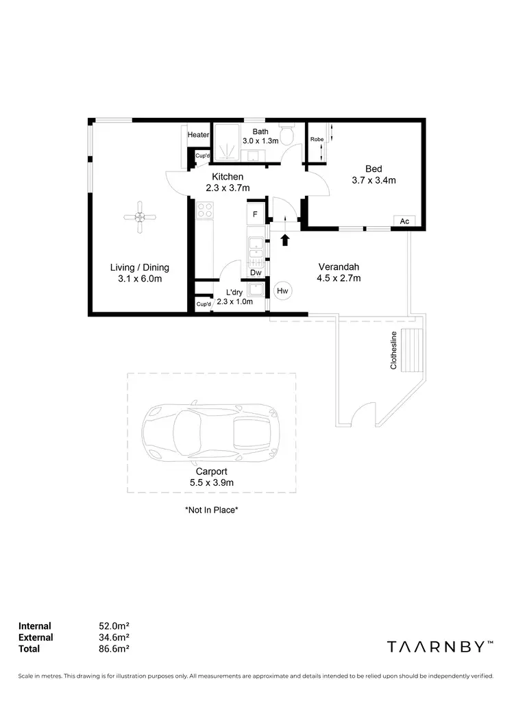 Floorplan of Homely unit listing, 2/294 Magill Road, Beulah Park SA 5067