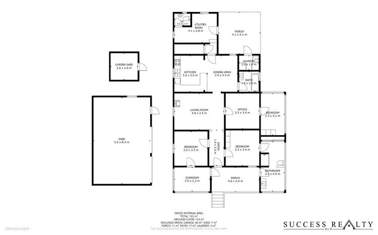Floorplan of Homely house listing, 31 Holberton Street, Rockville QLD 4350