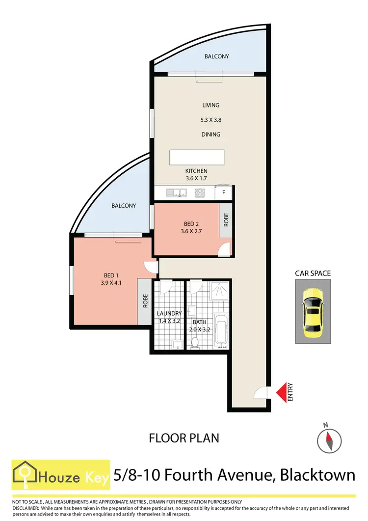 Floorplan of Homely unit listing, 5/8-10 Fourth Avenue, Blacktown NSW 2148