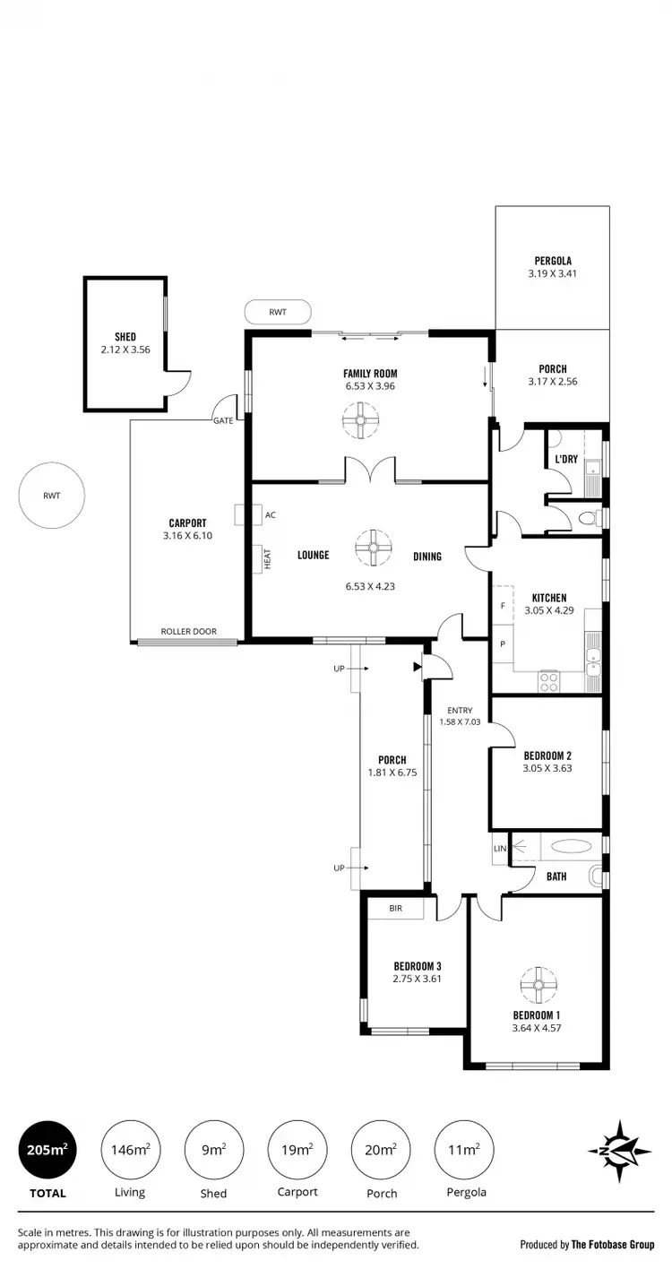 Floorplan of Homely house listing, 17 Piccadilly Crescent, Campbelltown SA 5074