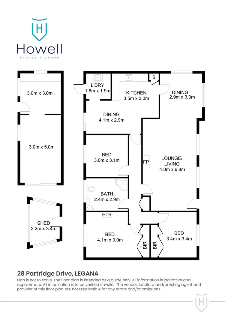 Floorplan of Homely house listing, 28 Partridge Drive, Legana TAS 7277