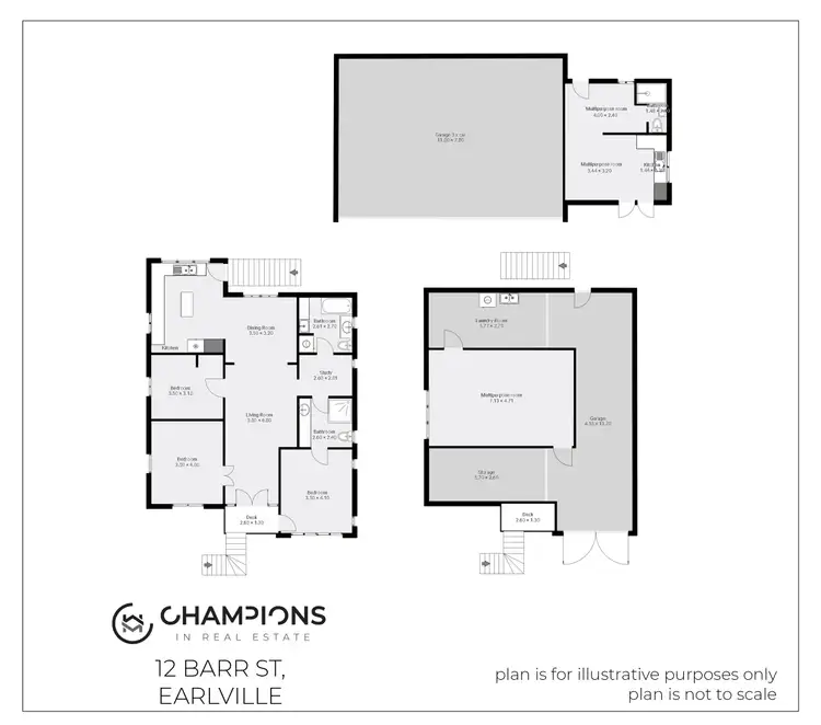 Floorplan of Homely house listing, 12 Barr Street, Earlville QLD 4870