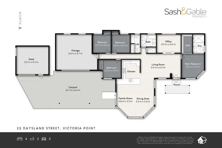 Floorplan of Homely house listing, 25 Daysland Street, Victoria Point QLD 4165