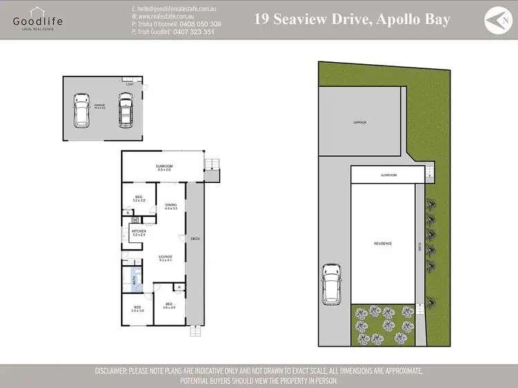 Floorplan of Homely house listing, 19 Seaview Drive, Apollo Bay VIC 3233