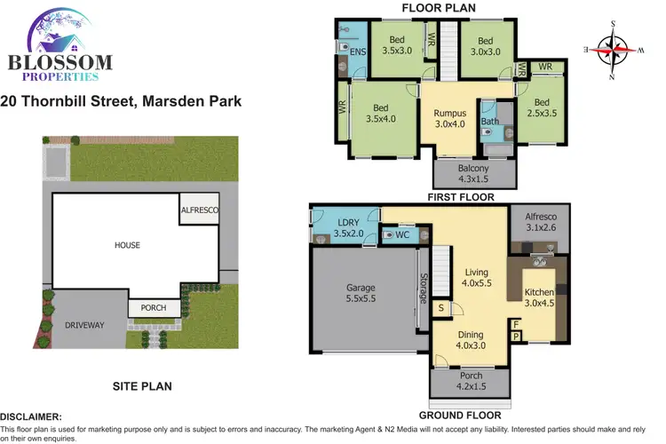 Floorplan of Homely house listing, 20 Thornbill Street, Marsden Park NSW 2765