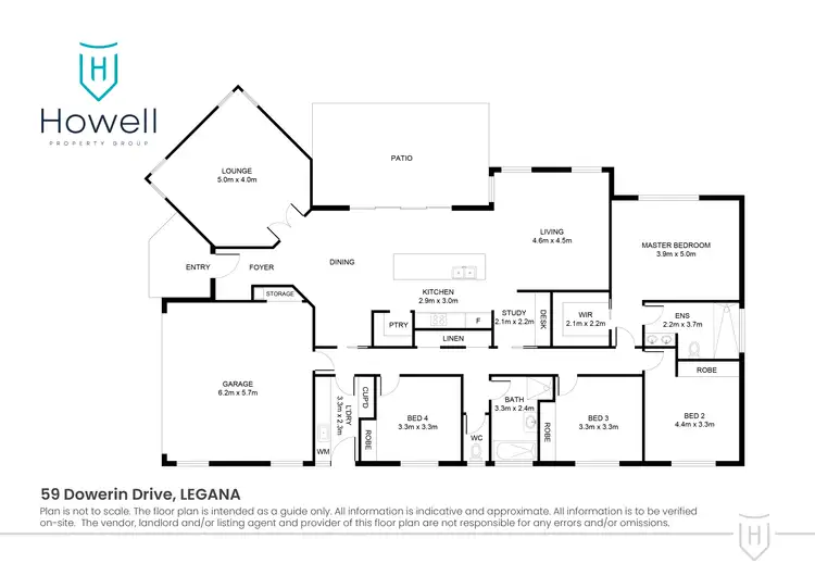 Floorplan of Homely house listing, 59 Dowerin Drive, Legana TAS 7277