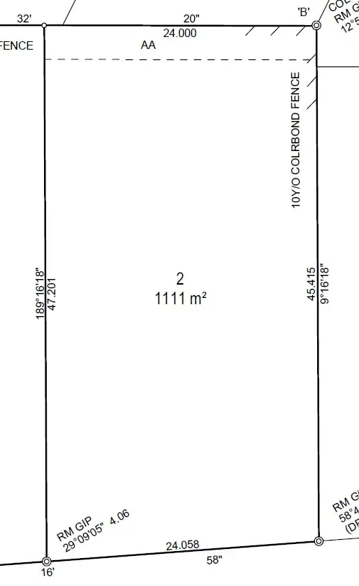 Floorplan of Homely land listing, 31 Riverside Drive, Mullumbimby NSW 2482