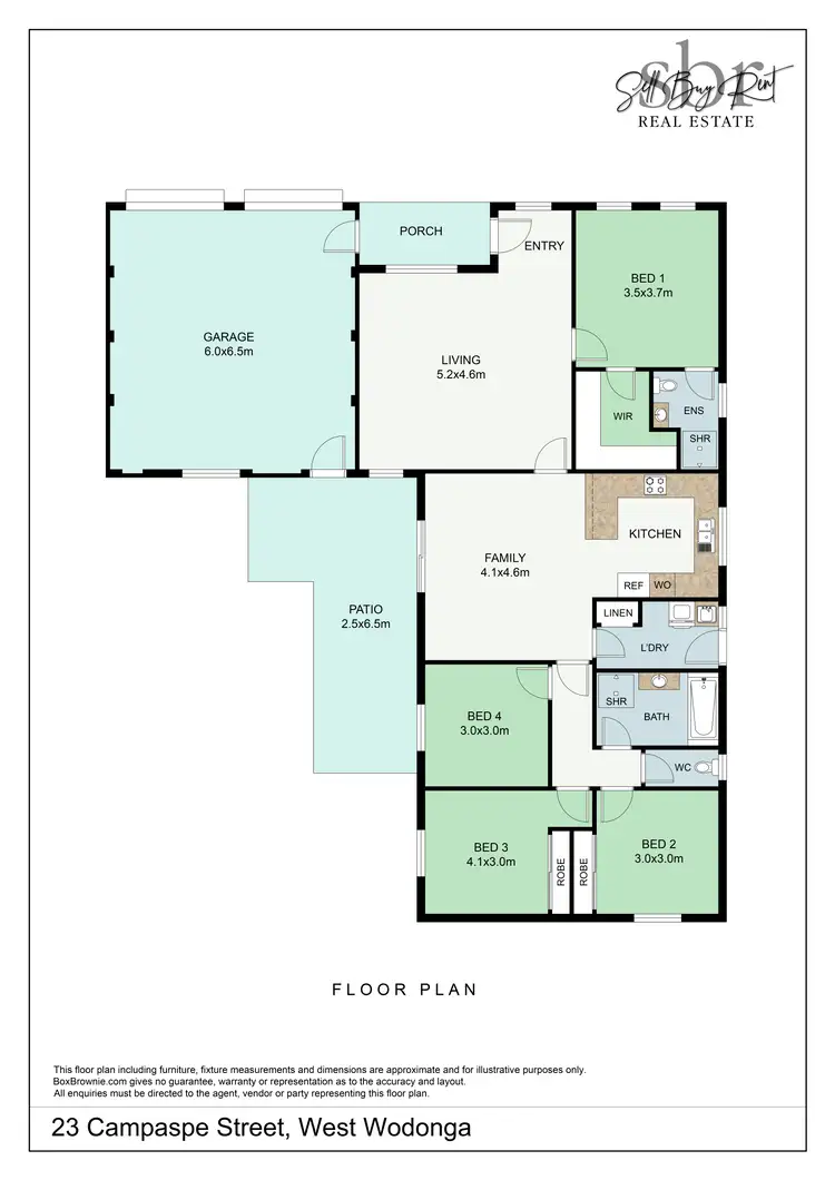Floorplan of Homely house listing, 23 CAMPASPE STREET, Wodonga VIC 3690