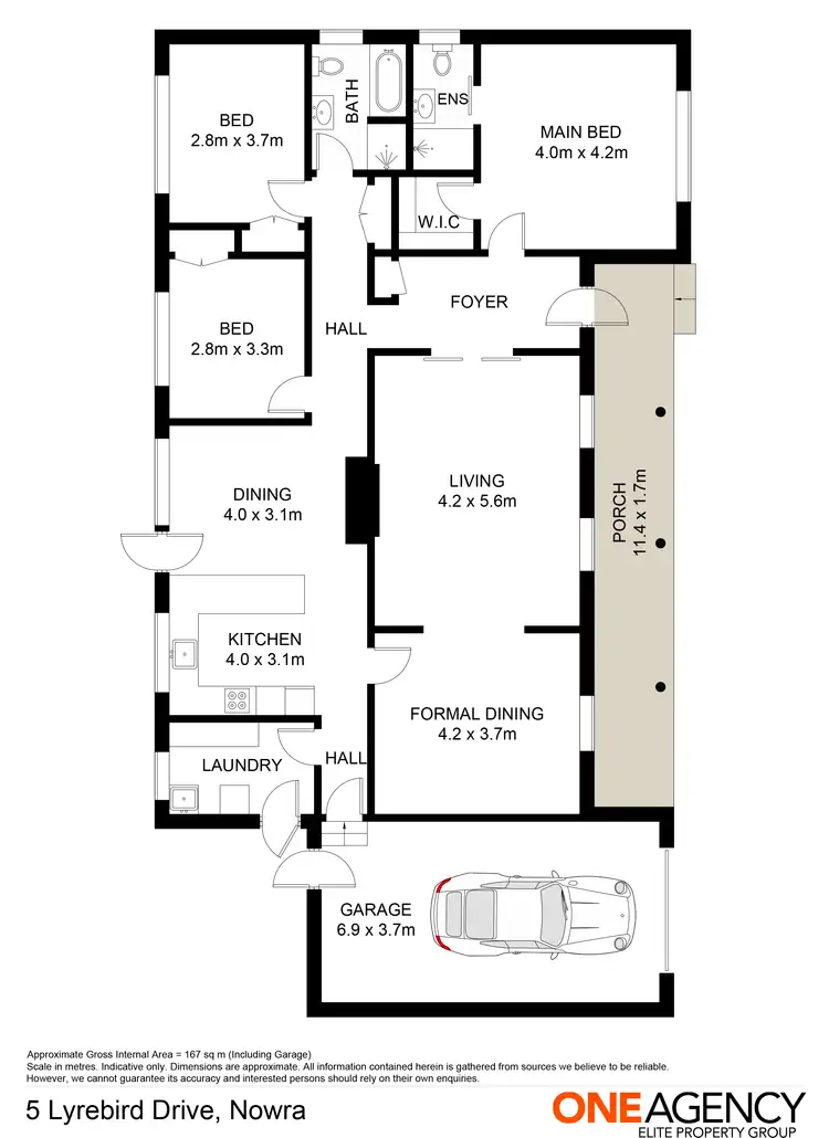 Floorplan of Homely house listing, 5 Lyrebird Drive, Nowra NSW 2541