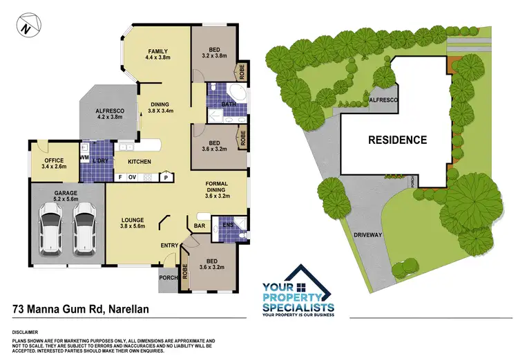 Floorplan of Homely house listing, 73 Manna Gum Road, Narellan Vale NSW 2567