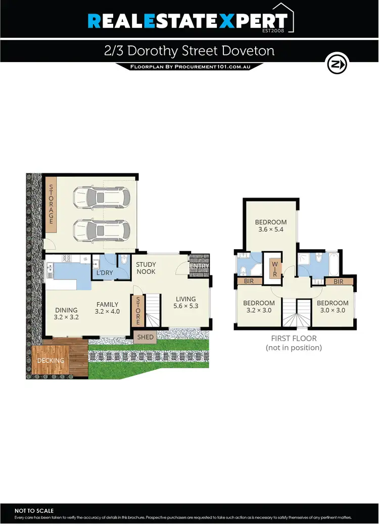 Floorplan of Homely house listing, 2/3 Dorothy Street, Doveton VIC 3177