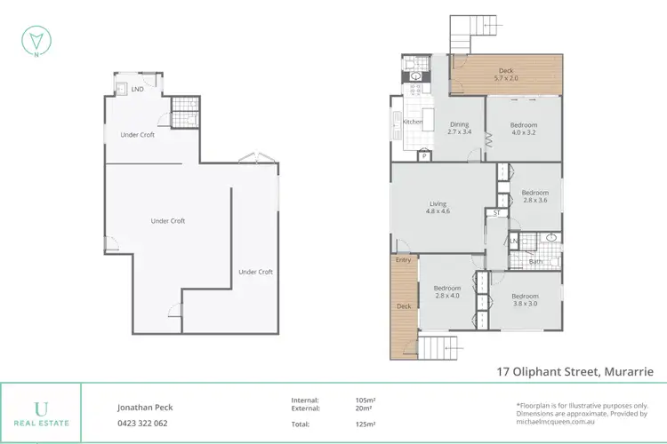 Floorplan of Homely house listing, 17 Oliphant Street, Murarrie QLD 4172