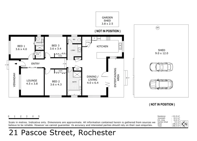 Floorplan of Homely house listing, 21 Pascoe Street, Rochester VIC 3561