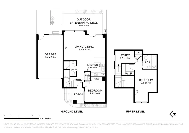Floorplan of Homely townhouse listing, 3/15 Fawkner Road, Pascoe Vale VIC 3044