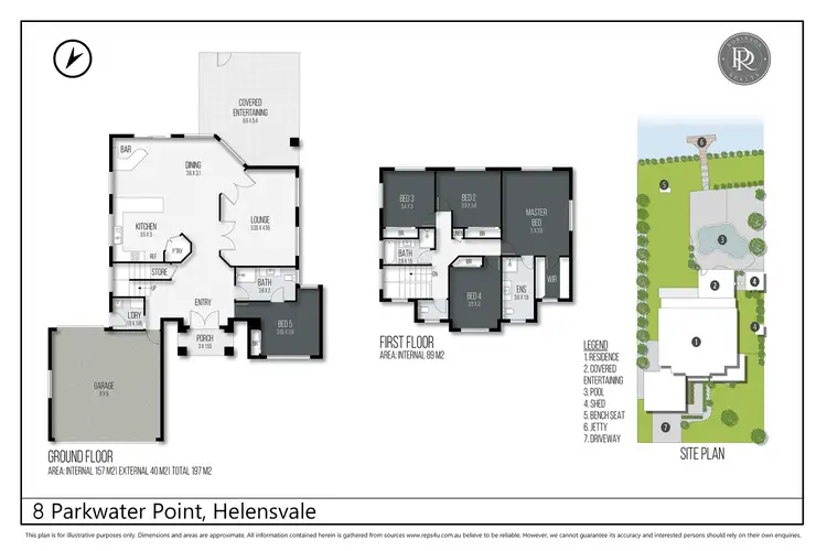 Floorplan of Homely house listing, 8 Parkwater Point, Helensvale QLD 4212