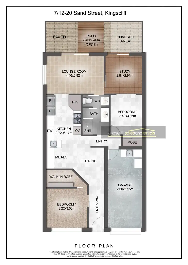 Floorplan of Homely villa listing, 7/12-20 Sand Street, Kingscliff NSW 2487
