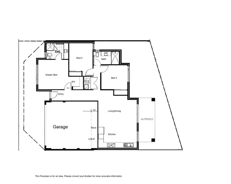 Floorplan of Homely land listing, 2D Parkview Street, Mandurah WA 6210