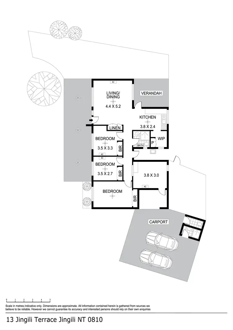 Floorplan of Homely house listing, 13 Jingili Terrace, Jingili NT 810