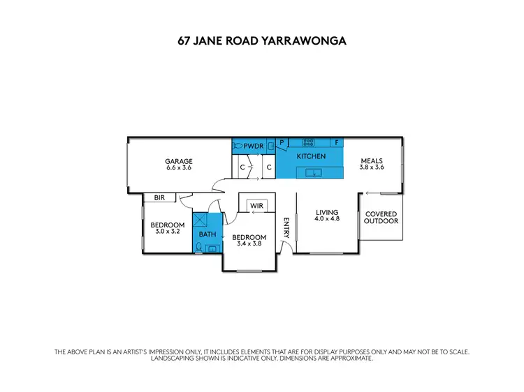 Floorplan of Homely house listing, 67 Jane Road, Yarrawonga VIC 3730