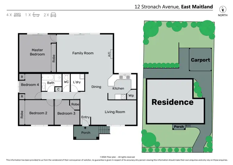 Floorplan of Homely house listing, 12 Stronach Avenue, East Maitland NSW 2323
