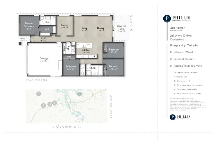 Floorplan of Homely house listing, 25 Amy Drive, Coomera QLD 4209