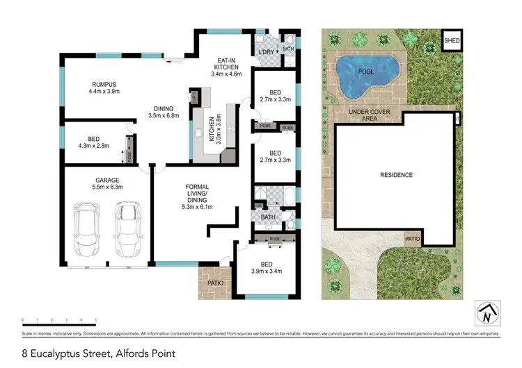 Floorplan of Homely house listing, 8 Eucalyptus Street, Alfords Point NSW 2234