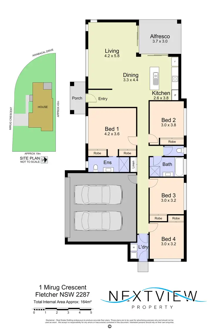 Floorplan of Homely house listing, 1 Mirug Crescent, Fletcher NSW 2287