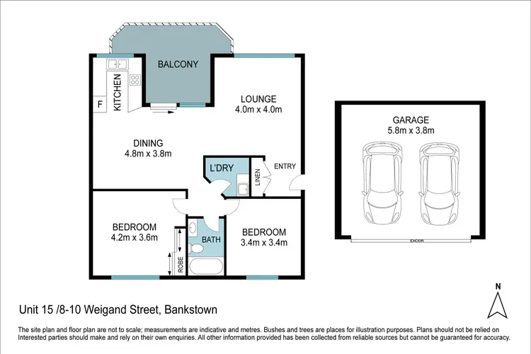 Floorplan of Homely unit listing, 15/8 Weigand Avenue, Bankstown NSW 2200