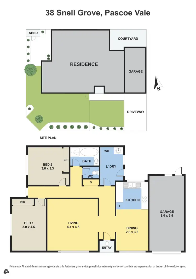 Floorplan of Homely villa listing, 38 Snell Grove, Pascoe Vale VIC 3044