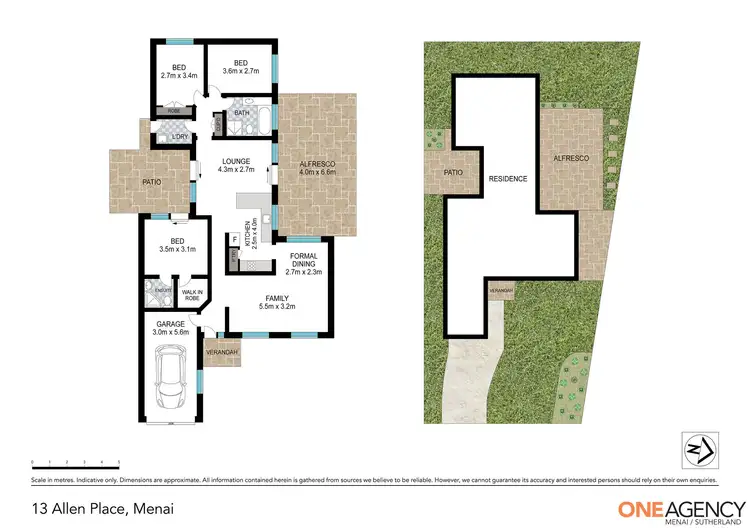 Floorplan of Homely house listing, 13 Allen Place, Menai NSW 2234