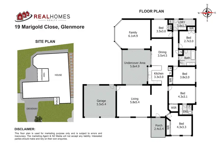 Floorplan of Homely house listing, 19 Marigold Close, Glenmore Park NSW 2745