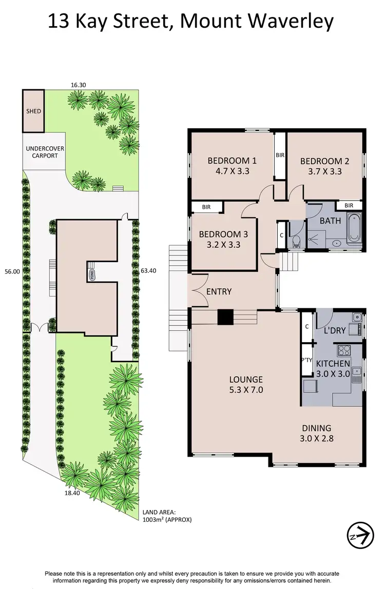 Floorplan of Homely house listing, 13 KAY STREET, Mount Waverley VIC 3149