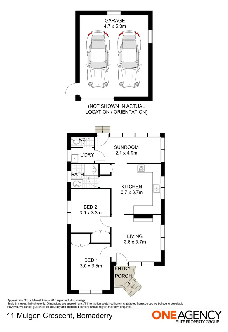 Floorplan of Homely house listing, 11 Mulgen Crescent, Bomaderry NSW 2541