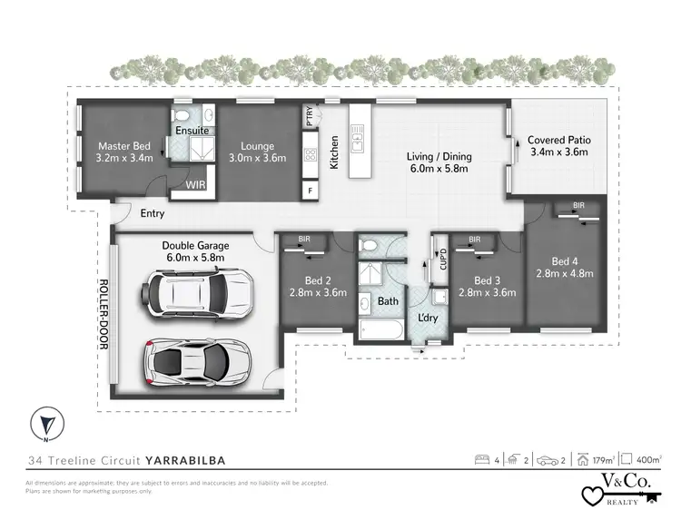 Floorplan of Homely house listing, 34 Treeline Circuit, Yarrabilba QLD 4207