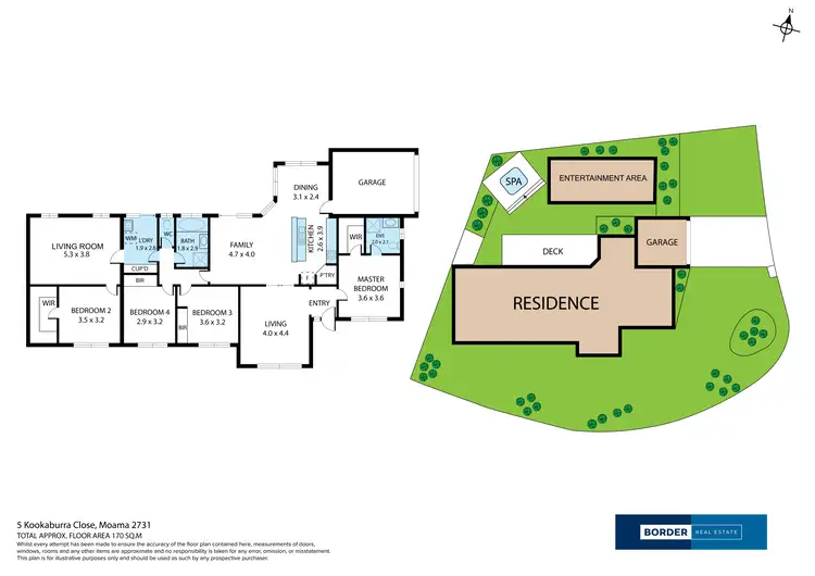 Floorplan of Homely house listing, 5 Kookaburra Close, Moama NSW 2731