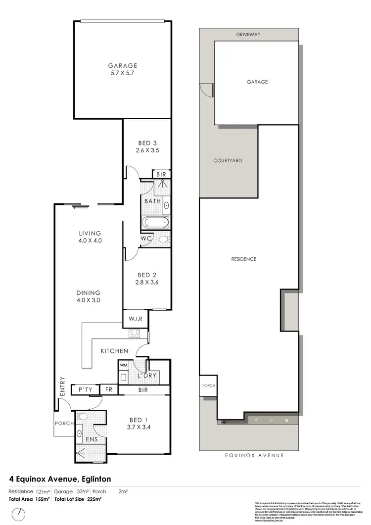 Floorplan of Homely house listing, 4 Equinox Avenue, Eglinton WA 6034