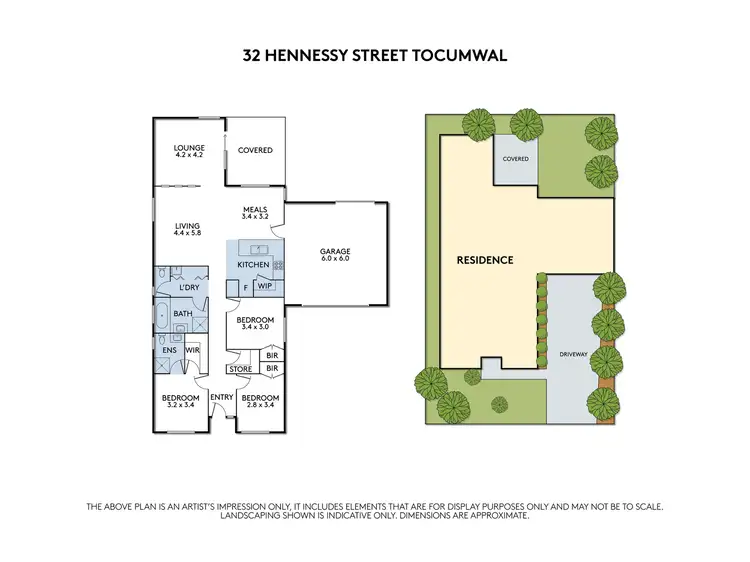 Floorplan of Homely house listing, 32 Hennessy Street, Tocumwal NSW 2714
