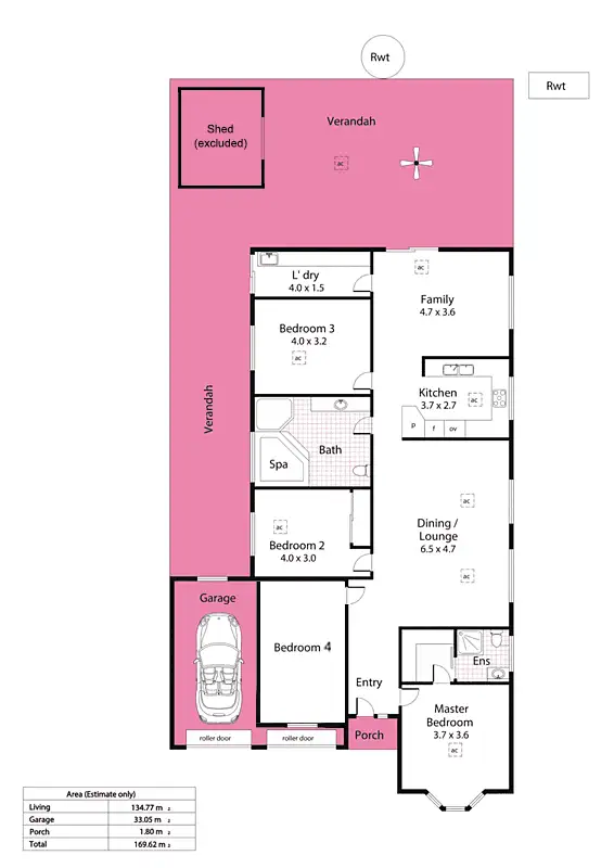 Floorplan of Homely house listing, 52 Taylor Street, Modbury Heights SA 5092