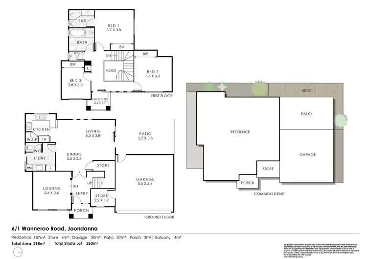 Floorplan of Homely townhouse listing, 6/1 Wanneroo Road, Joondanna WA 6060