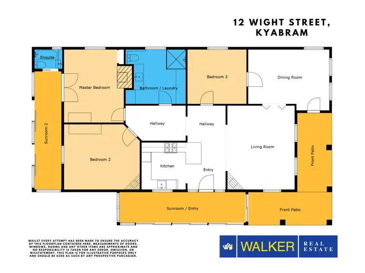 Floorplan of Homely house listing, 12 Wight Street, Kyabram VIC 3620