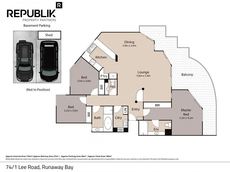 Floorplan of Homely apartment listing, 74/1 Lee Road, Runaway Bay QLD 4216