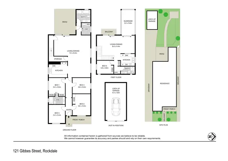 Floorplan of Homely house listing, 121 Gibbes Street, Rockdale NSW 2216