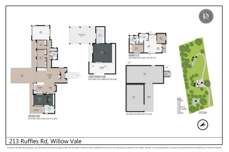 Floorplan of Homely rural property listing, 213 Ruffles Road, Willow Vale QLD 4209