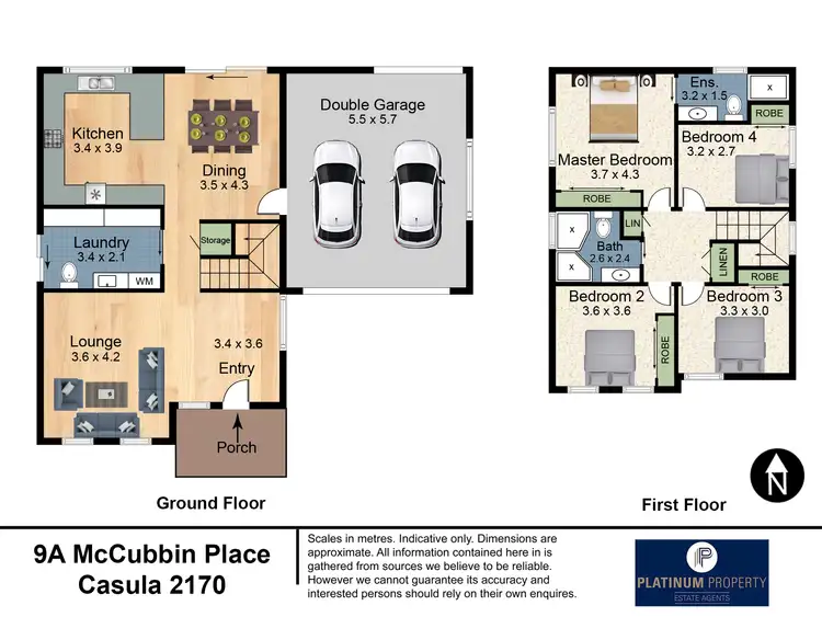 Floorplan of Homely house listing, 9A McCubbin Pl, Casula NSW 2170