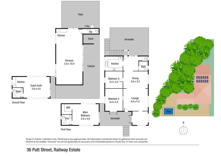 Floorplan of Homely house listing, 36 Putt Street, Railway Estate QLD 4810